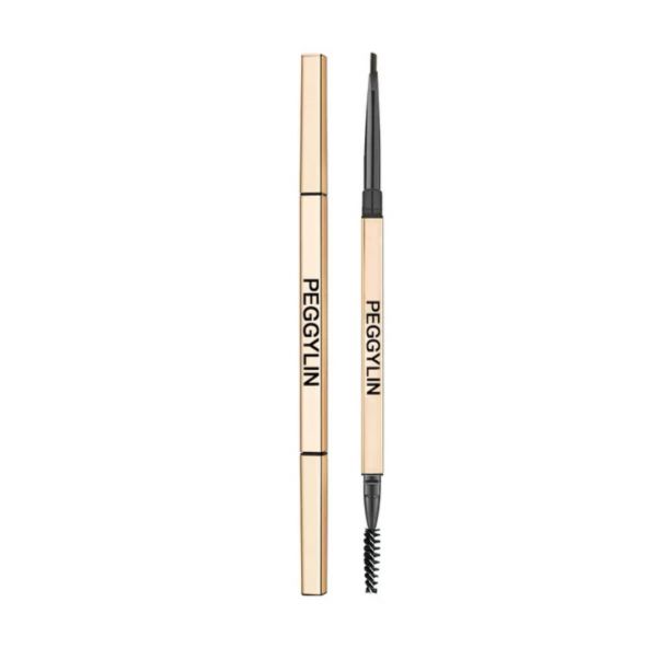 Waterproof eyebrow pencil with brush PEGGYLIN - 01 black (56278)